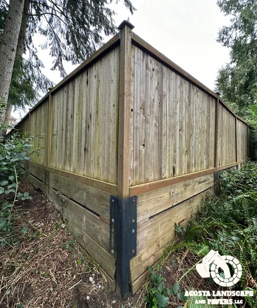 Retaining Wall & Fencing Project